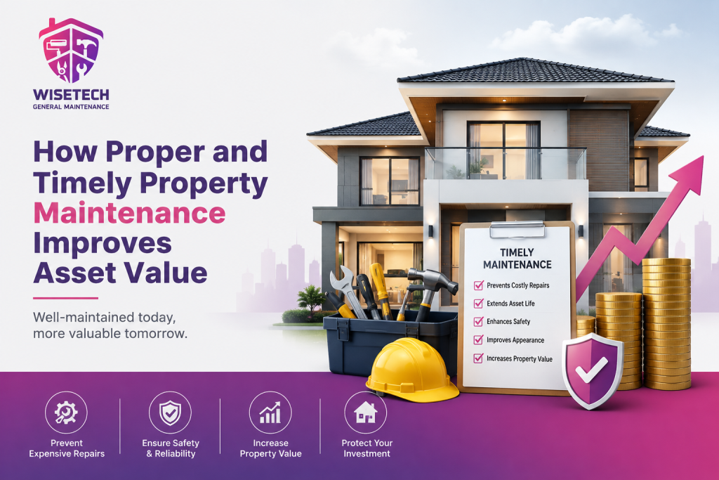 proper property maintenance improves asset value